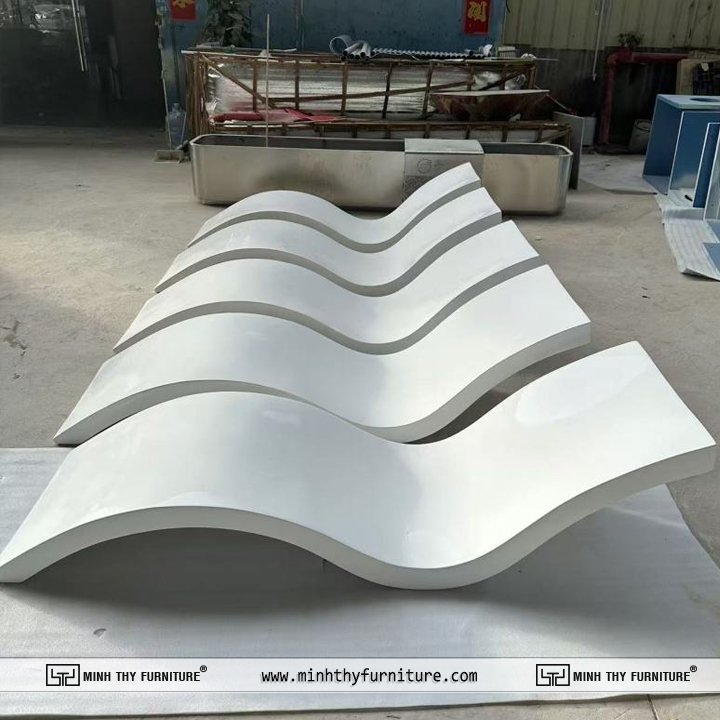 Giường hồ bơi composite ngoài trời cao cấp Giường hồ bơi composite ngoài trời cao cấp