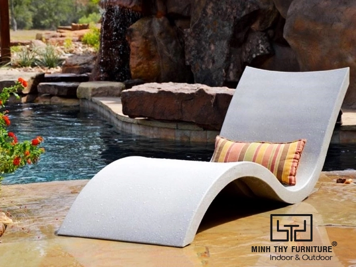 Giường composite ngoài trời cho khách sạn resort Giường composite ngoài trời cho khách sạn resort